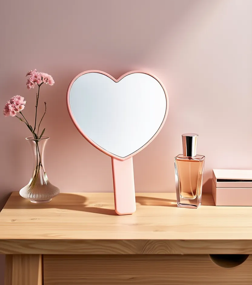Pink charm Hand Mirror
