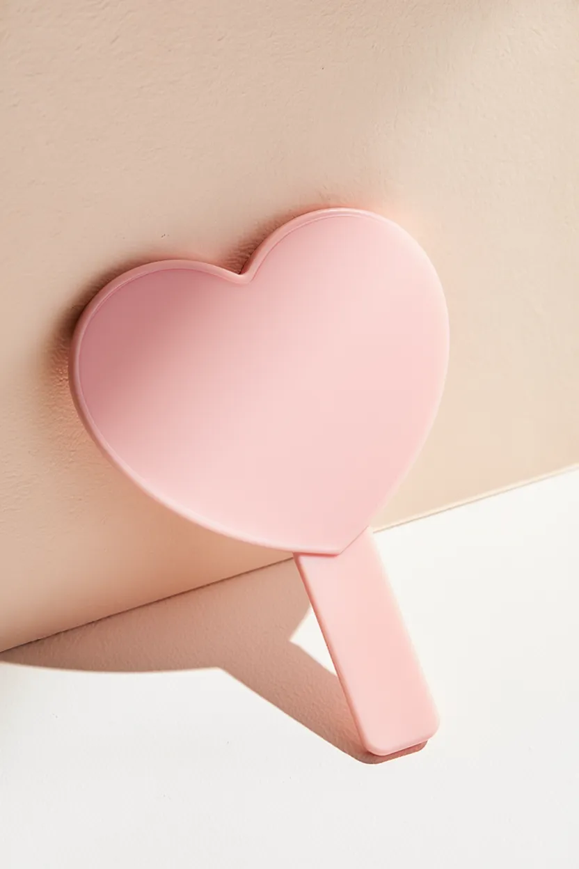 Pink charm Hand Mirror
